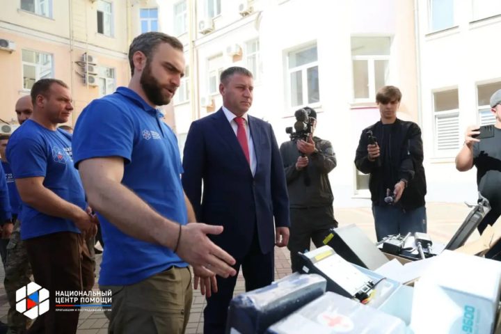 Национальный центр передал автомобили и технику эвакуационной группе в составе «БАРС-Белгород»
